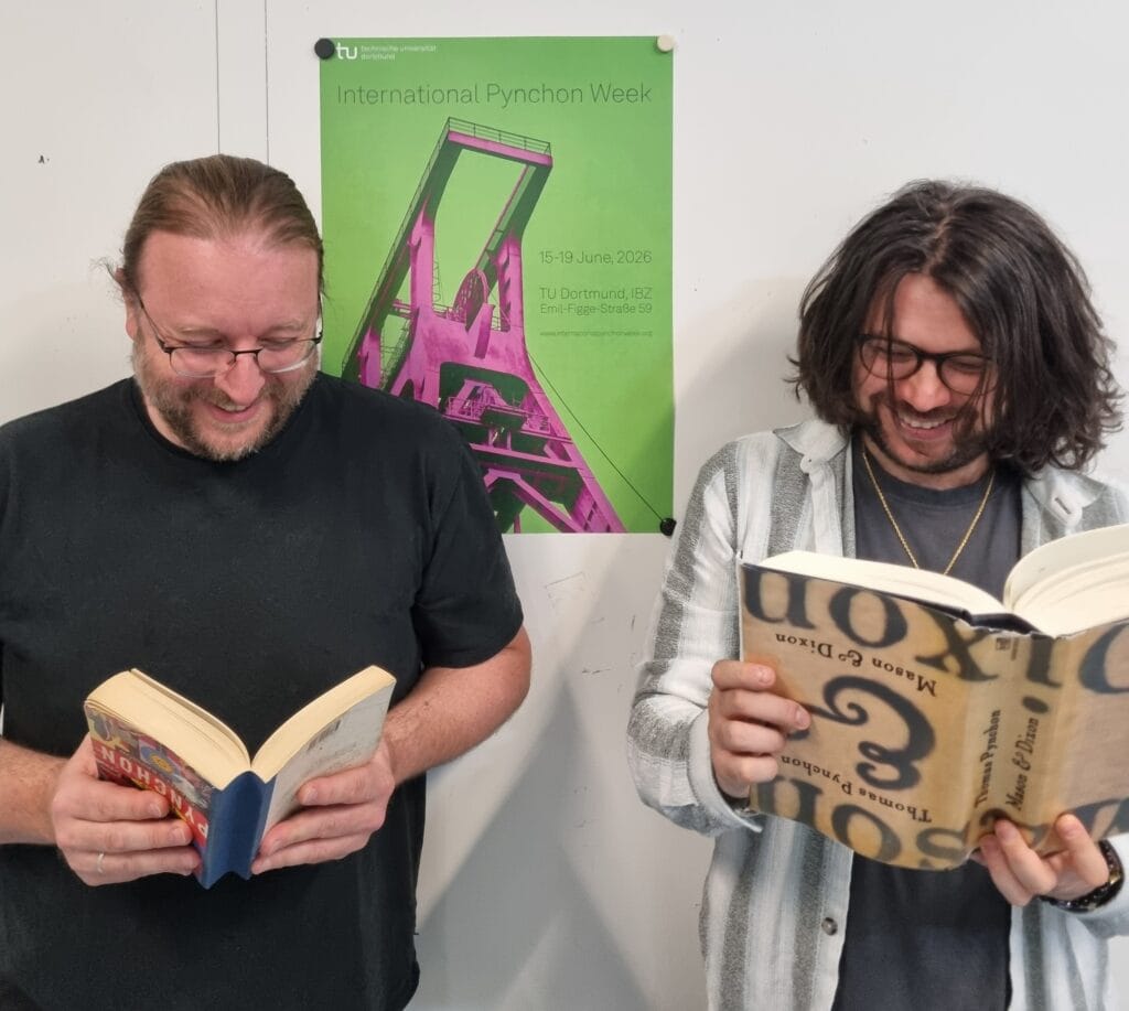 IPW 2026 organizers reading Pynchon